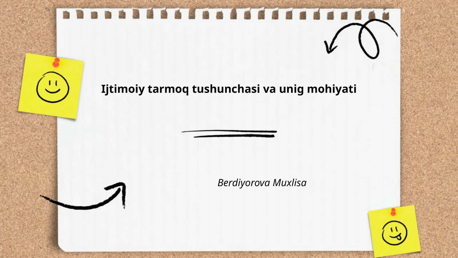 Ijtimoiy tarmoq tushunchasi va unig mohiyati