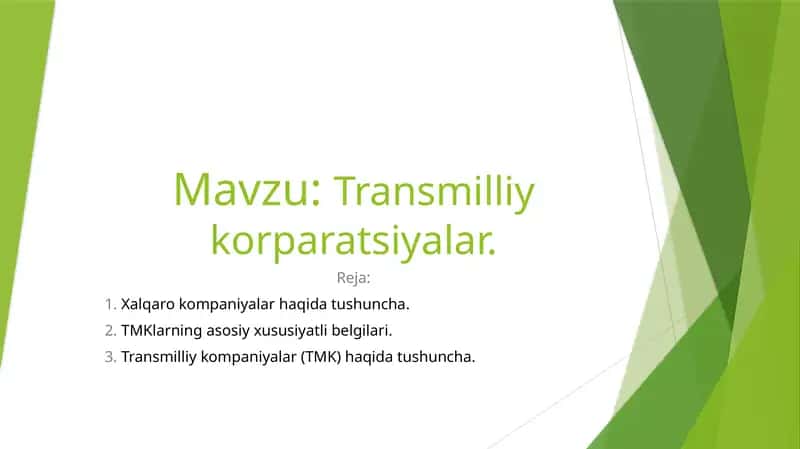 Transmilliy korparatsiyalar