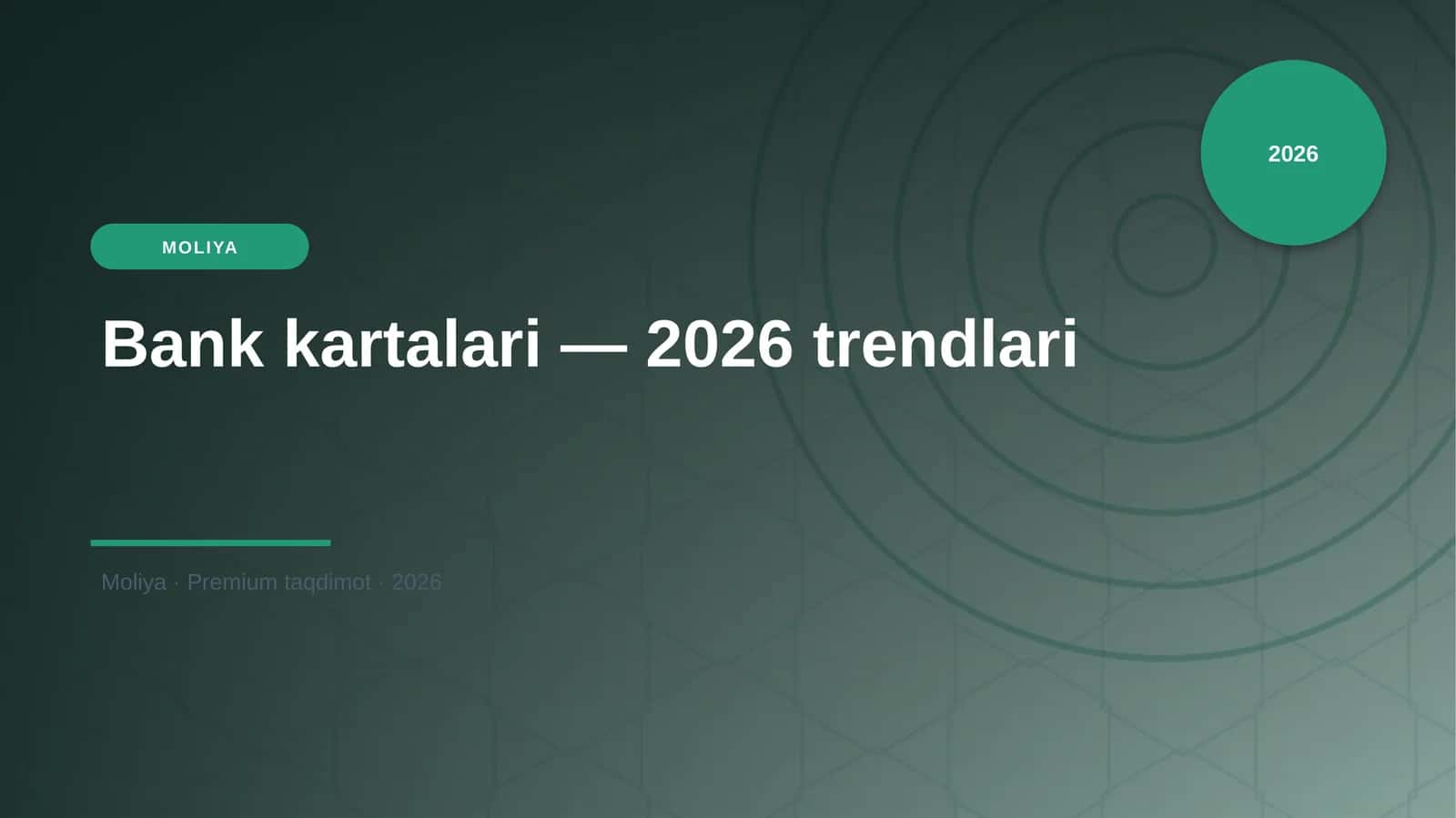 Bank kartalari — 2026 trendlari