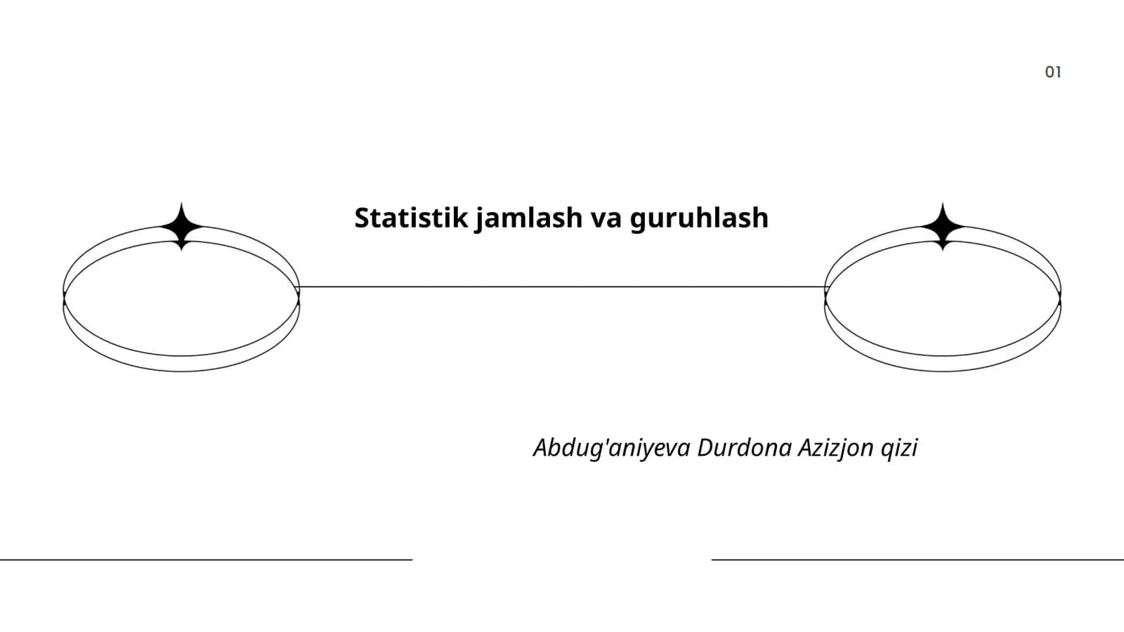 Statistik jamlash va guruhlash