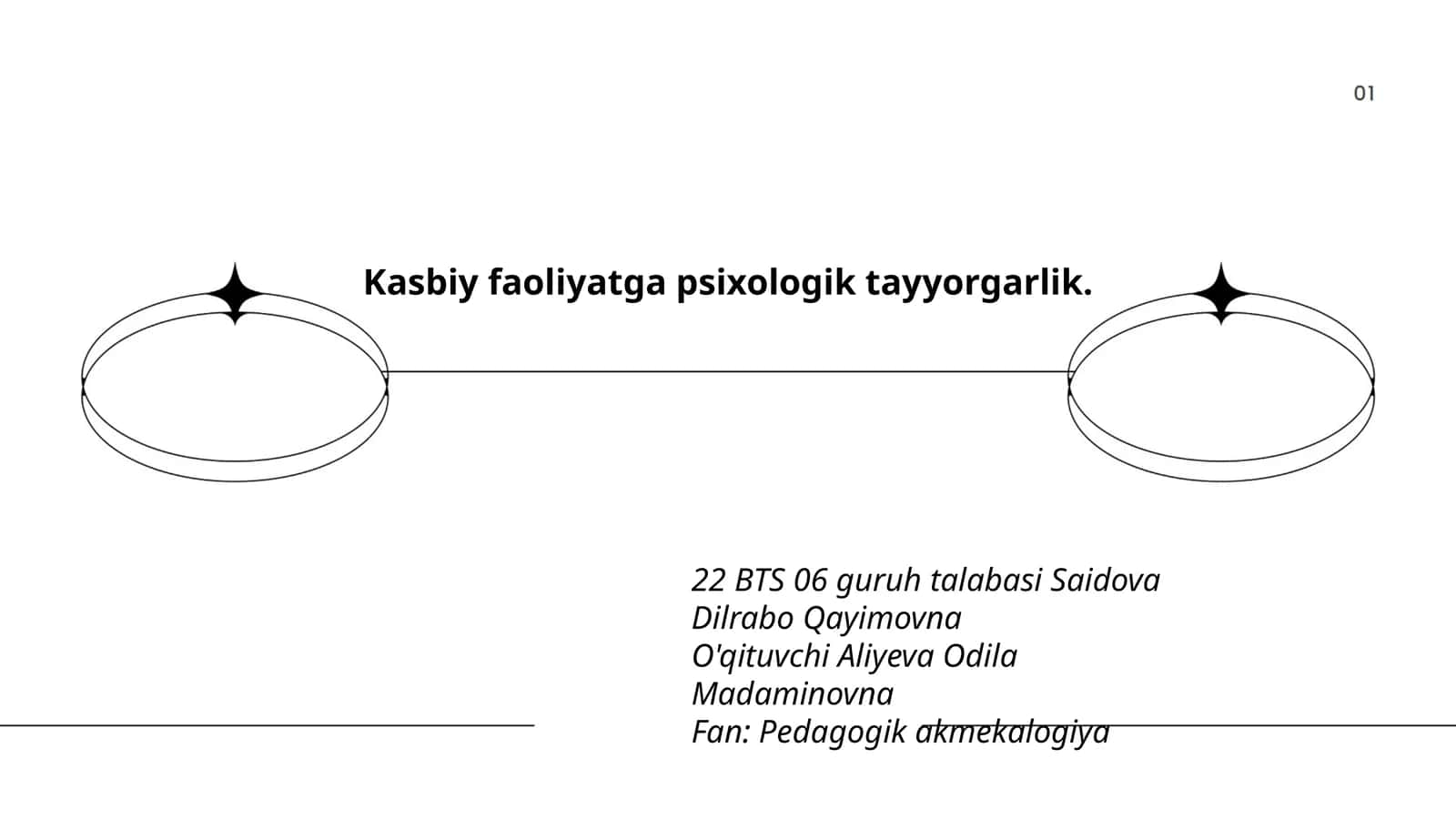 Kasbiy faoliyatga psixologik tayyorgarlik