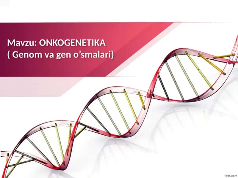 ONKOGENETIKA( Genom va gen o’smalari)