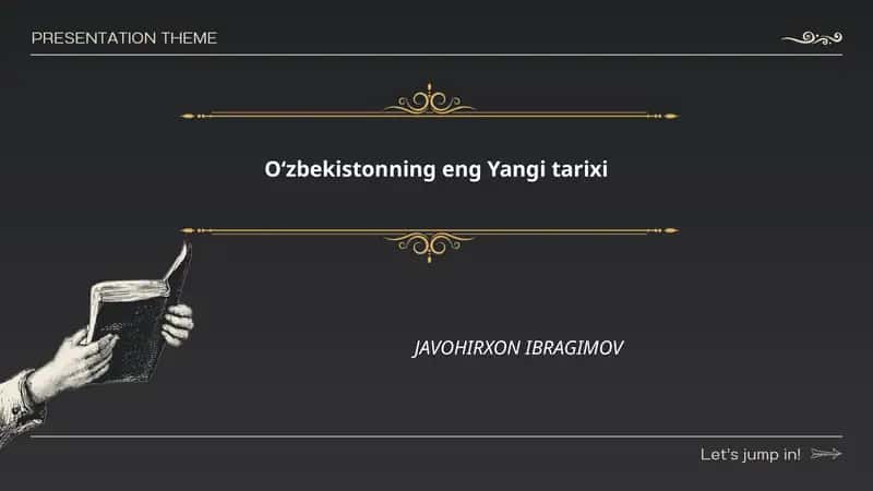 Oʻzbekistonning eng Yangi tarixi