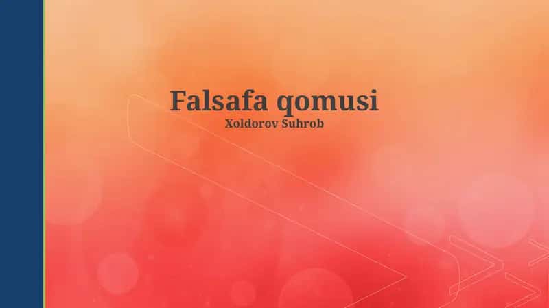 Falsafa lug'ati