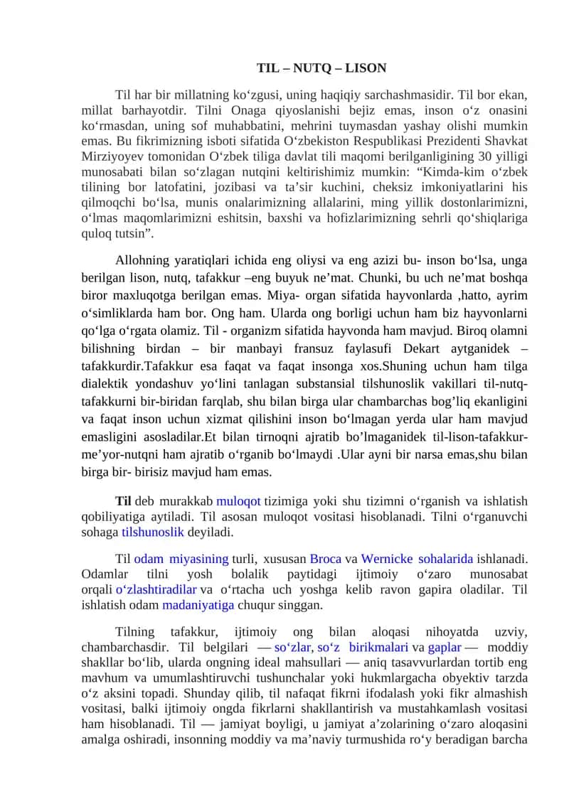 TIL – NUTQ – LISON