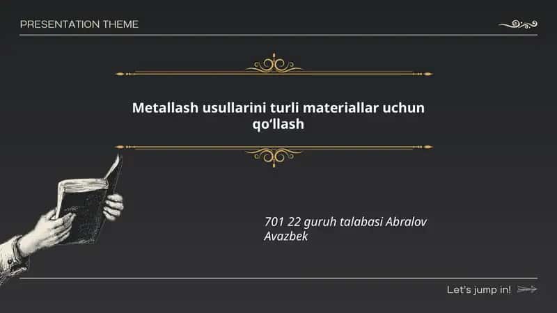 Plastmassalarni metallash usullari