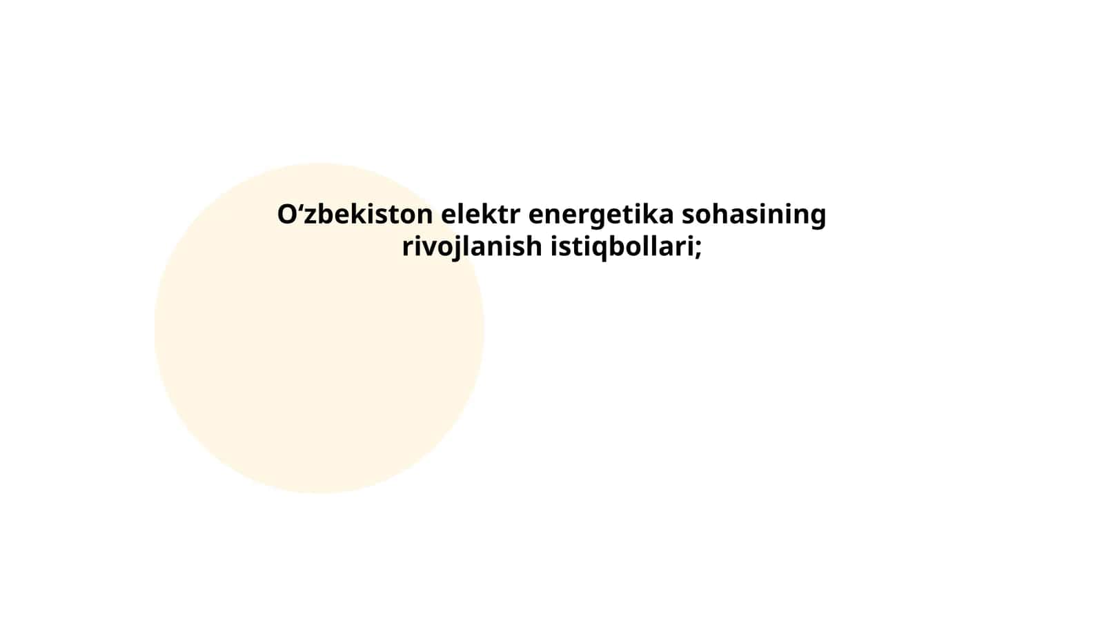Elektr energiya ishlab chiqarish quvvatlari