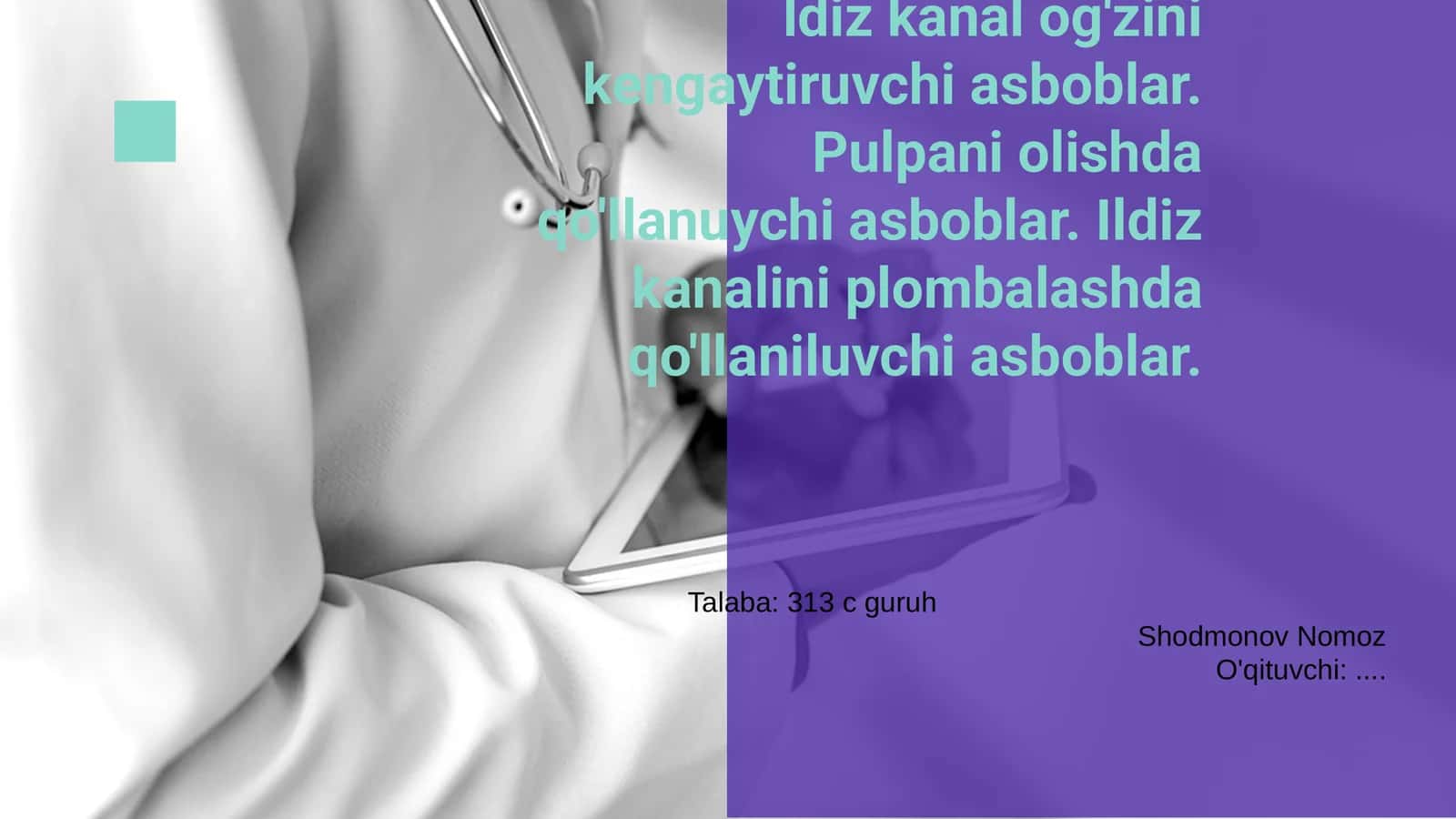 Ildiz kanal og'zini kengaytiruvchi asboblar
