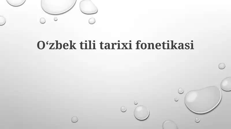 Oʻzbektilitarixifonetikasi