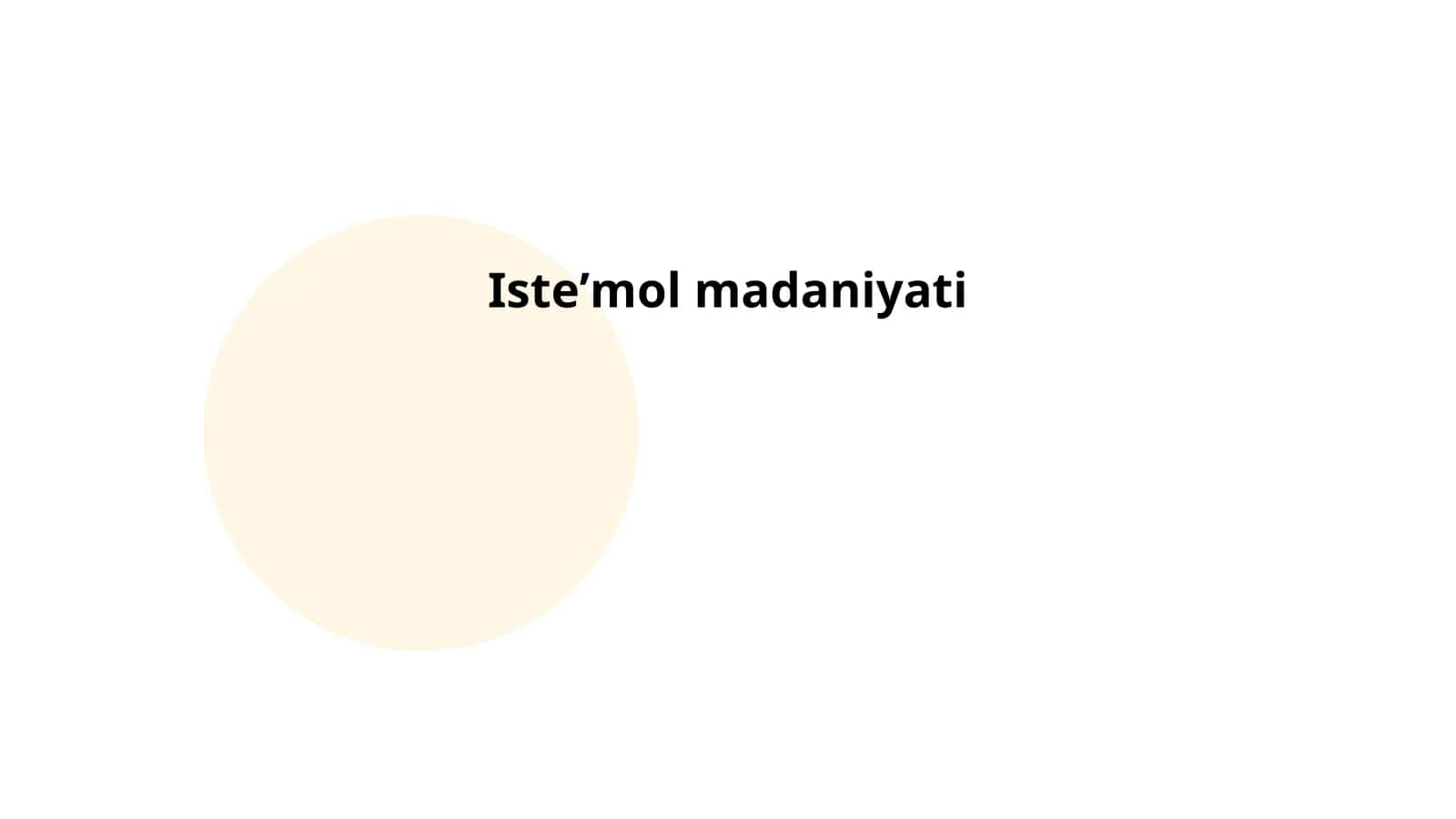 Isteʼmol madaniyati