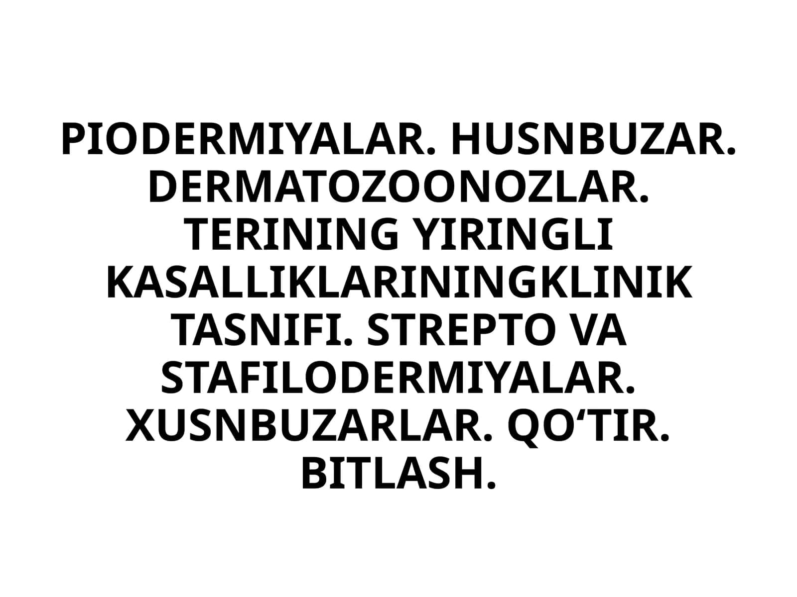 Pyoderma