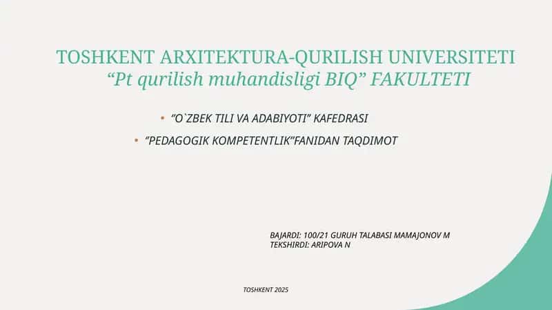 Kreativlik va pedagogik