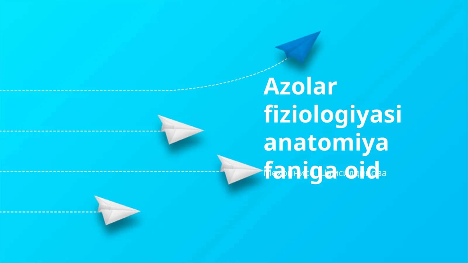 Azolar fiziologiyasi anatomiya faniga oid