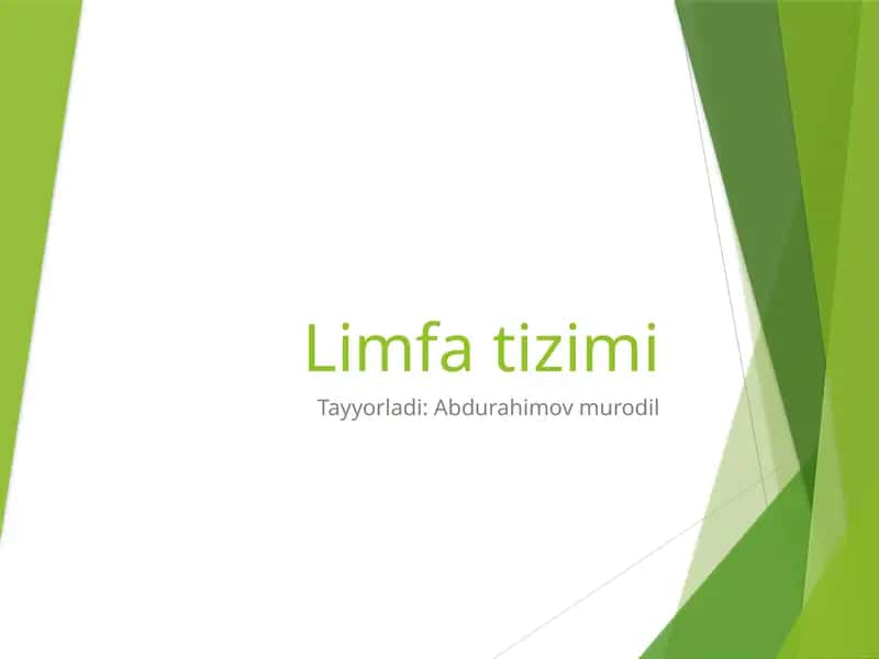 Limfa tizimi
