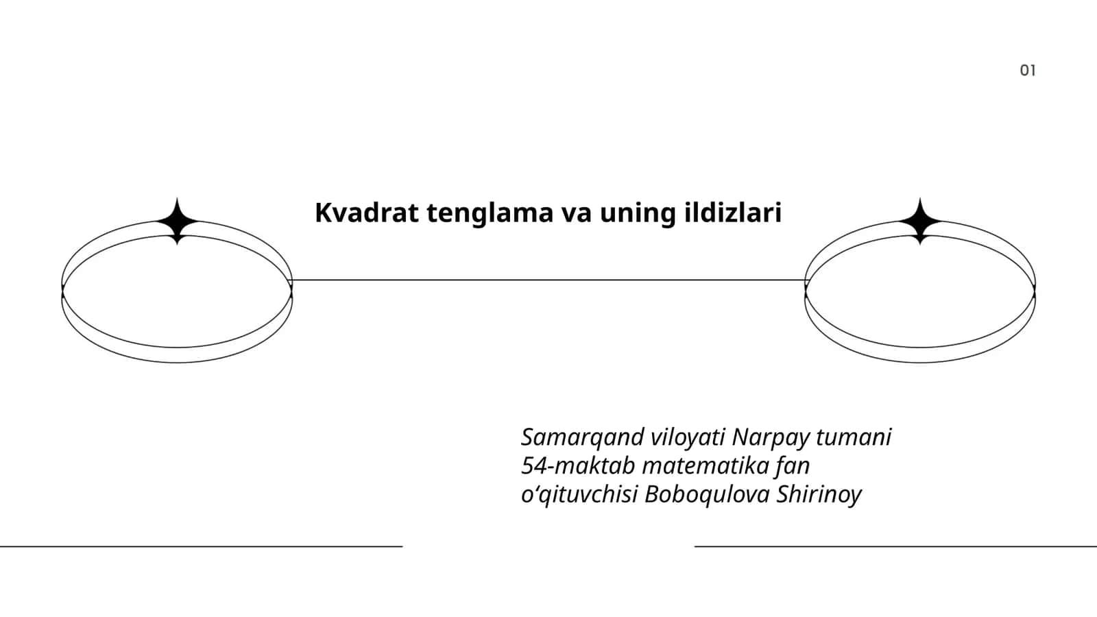 Kvadrat tenglama va uning ildizlari