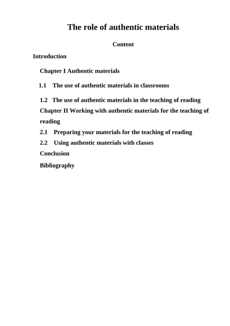 The Role of Authentic Materials in Teaching English