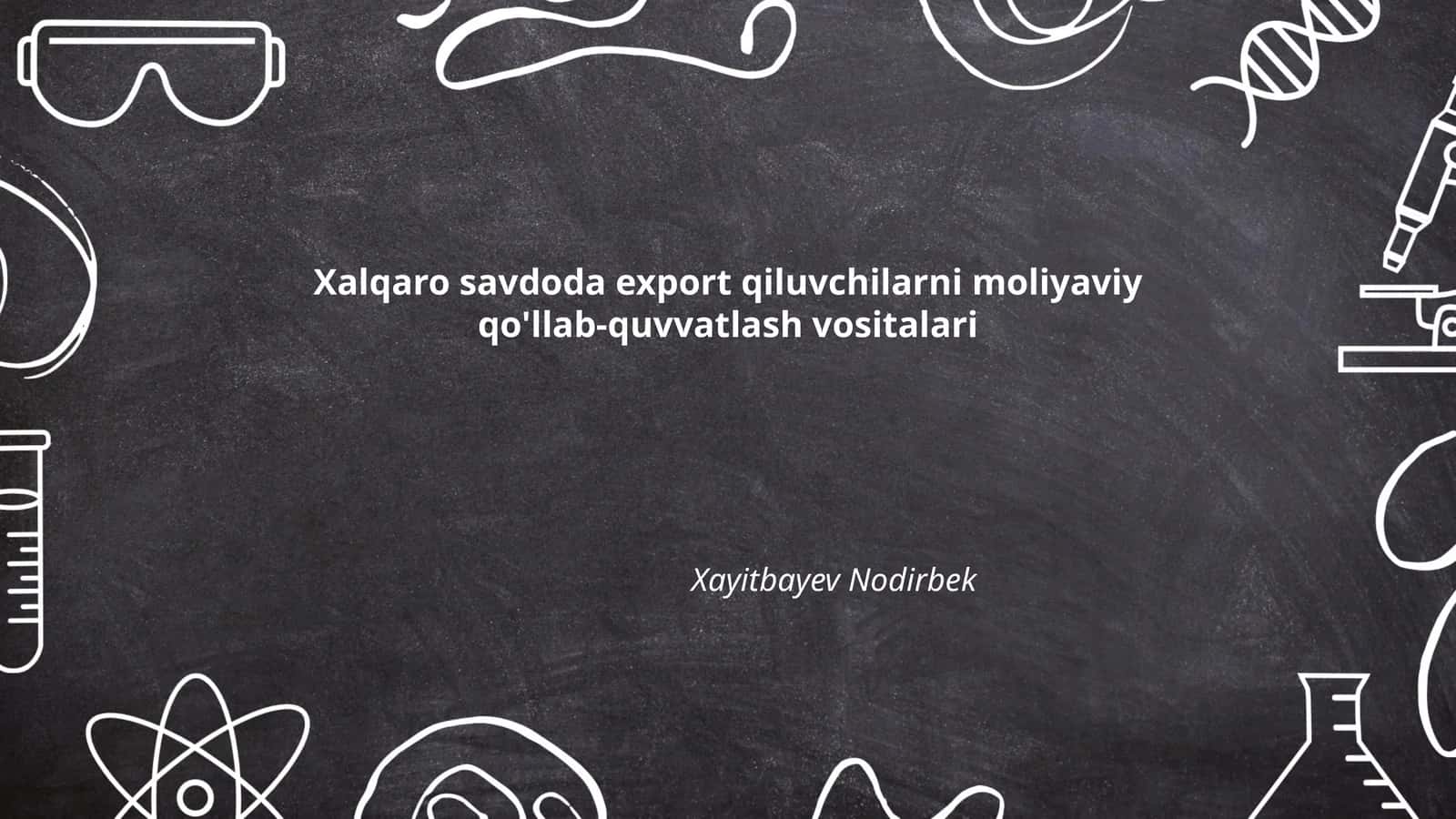 Eksport kafolatlari