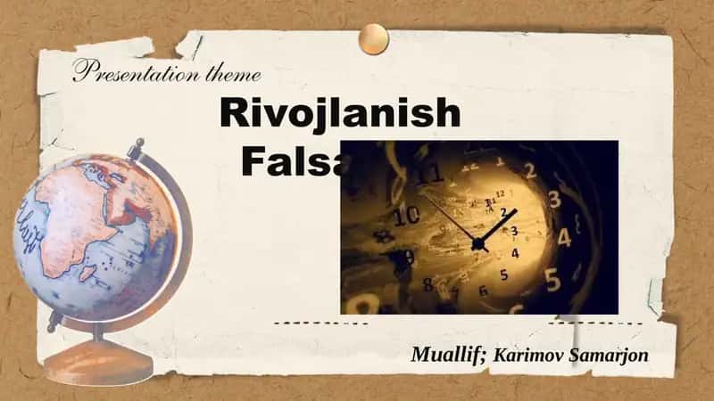 Rivojlanish Falsafasi