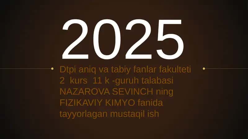 Elektroliz haqida asosiy ma'lumotlar