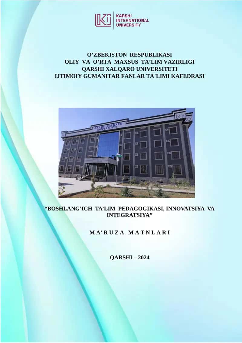 Qarshi Xalqaro Universiteti Mavzusi
