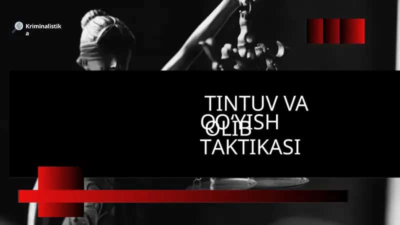 TINTUV VA OLIB QOʻYISH TAKTIKASI