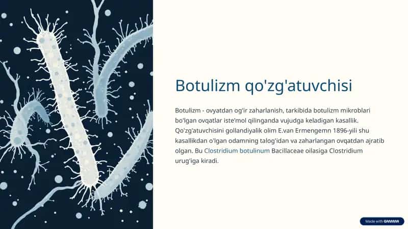 Botulizm qo'zg'atuvchisi