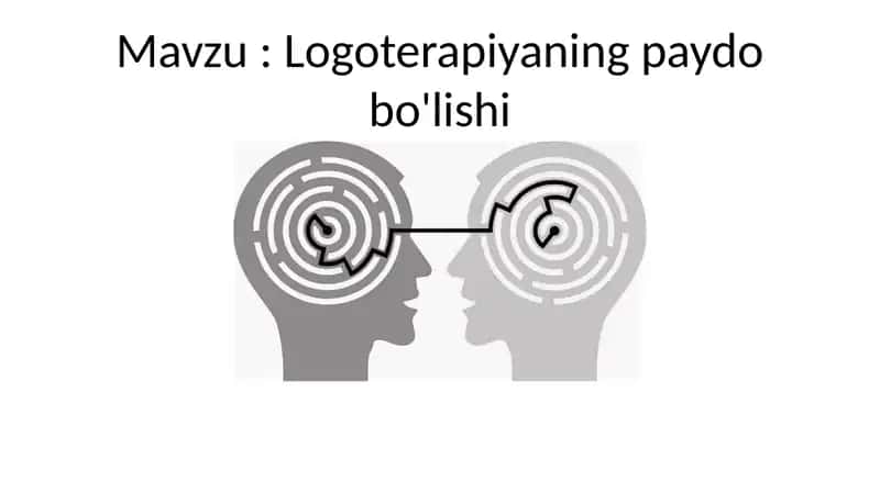 Logoterapiyaning paydo bo'lishi