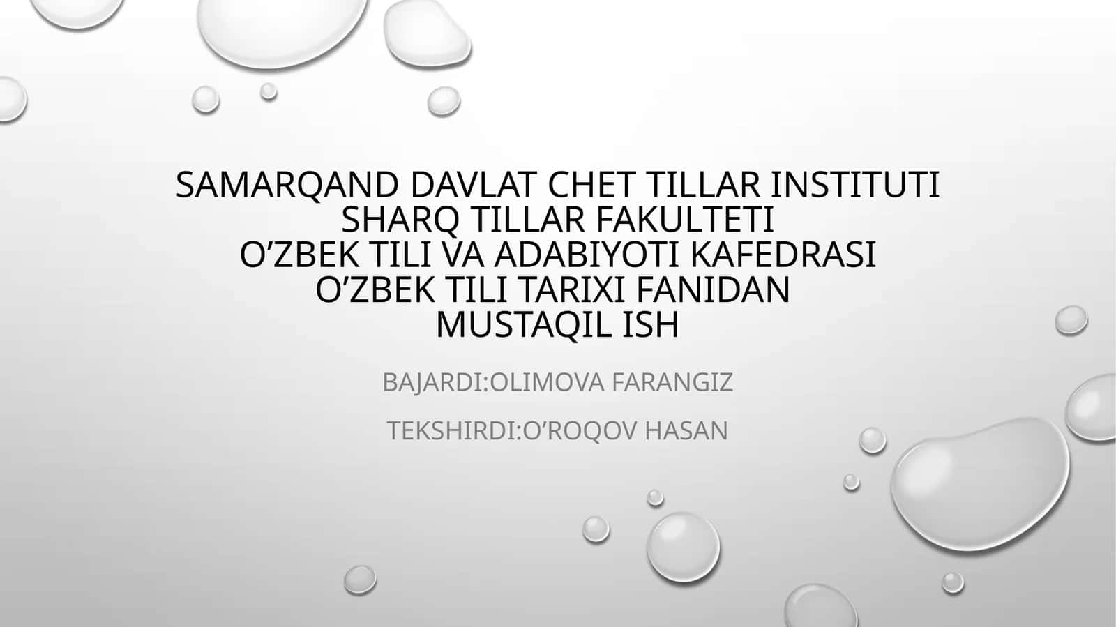 Eski o’zbek tilida sonlarning ifodalanish shakllari va turlari