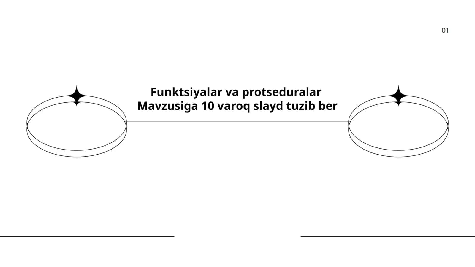 Funktsiyalar va protseduralar