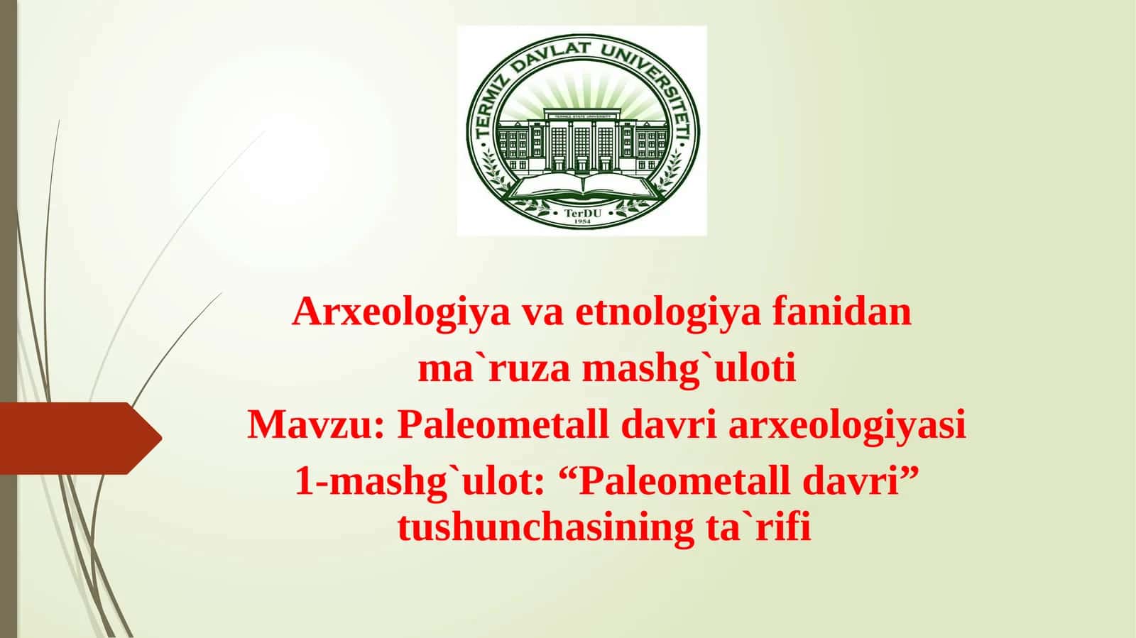 Paleometall davri arxeologiyasi