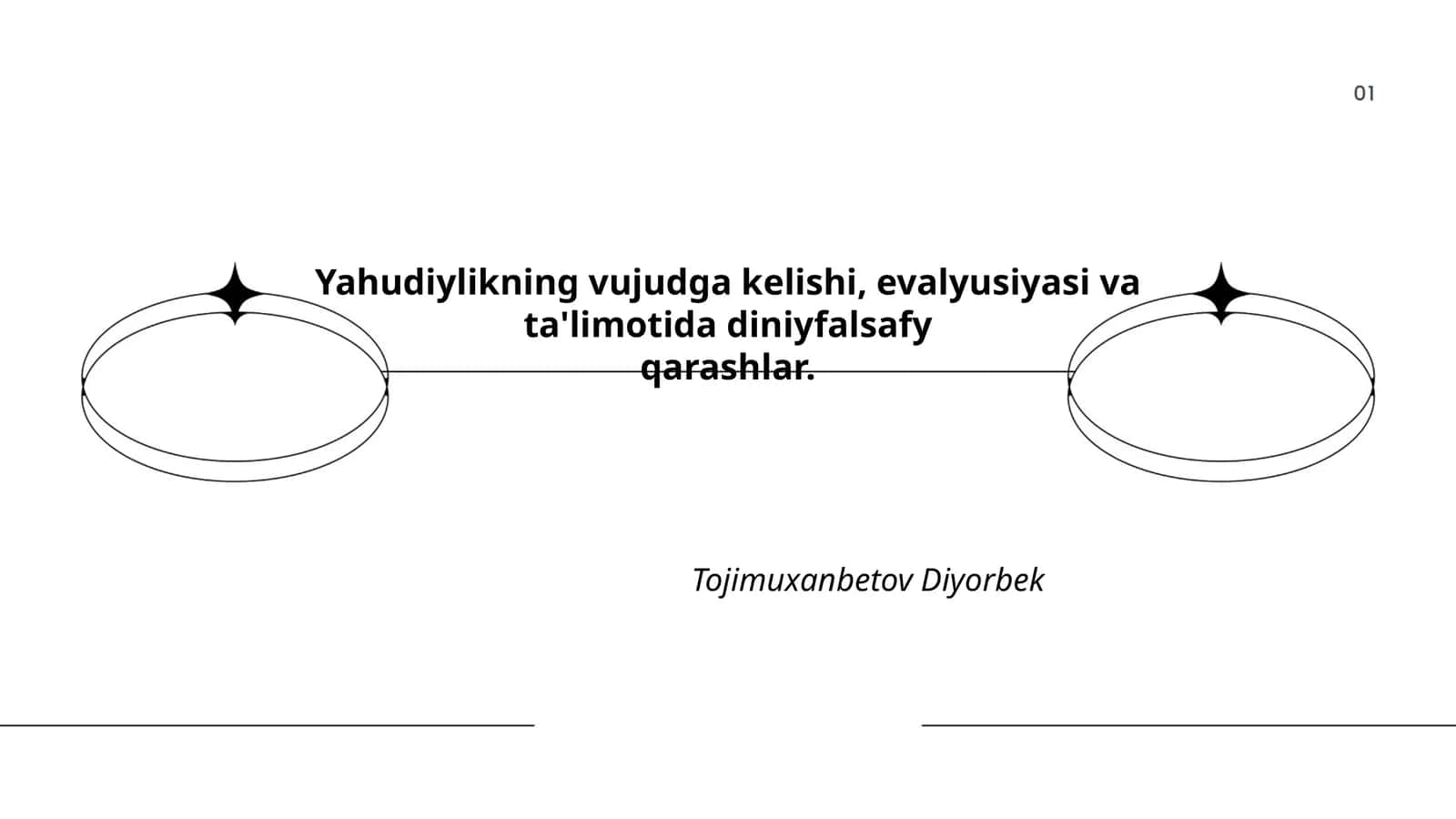 Yahudiylikning vujudga kelishi, evalyusiyasi va ta'limotida diniyfalsafy qarashlar
