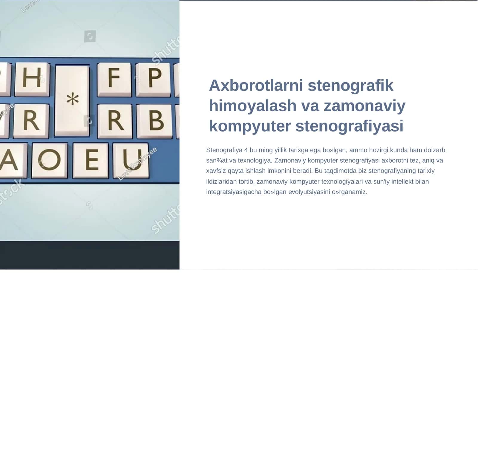 Stenografiya