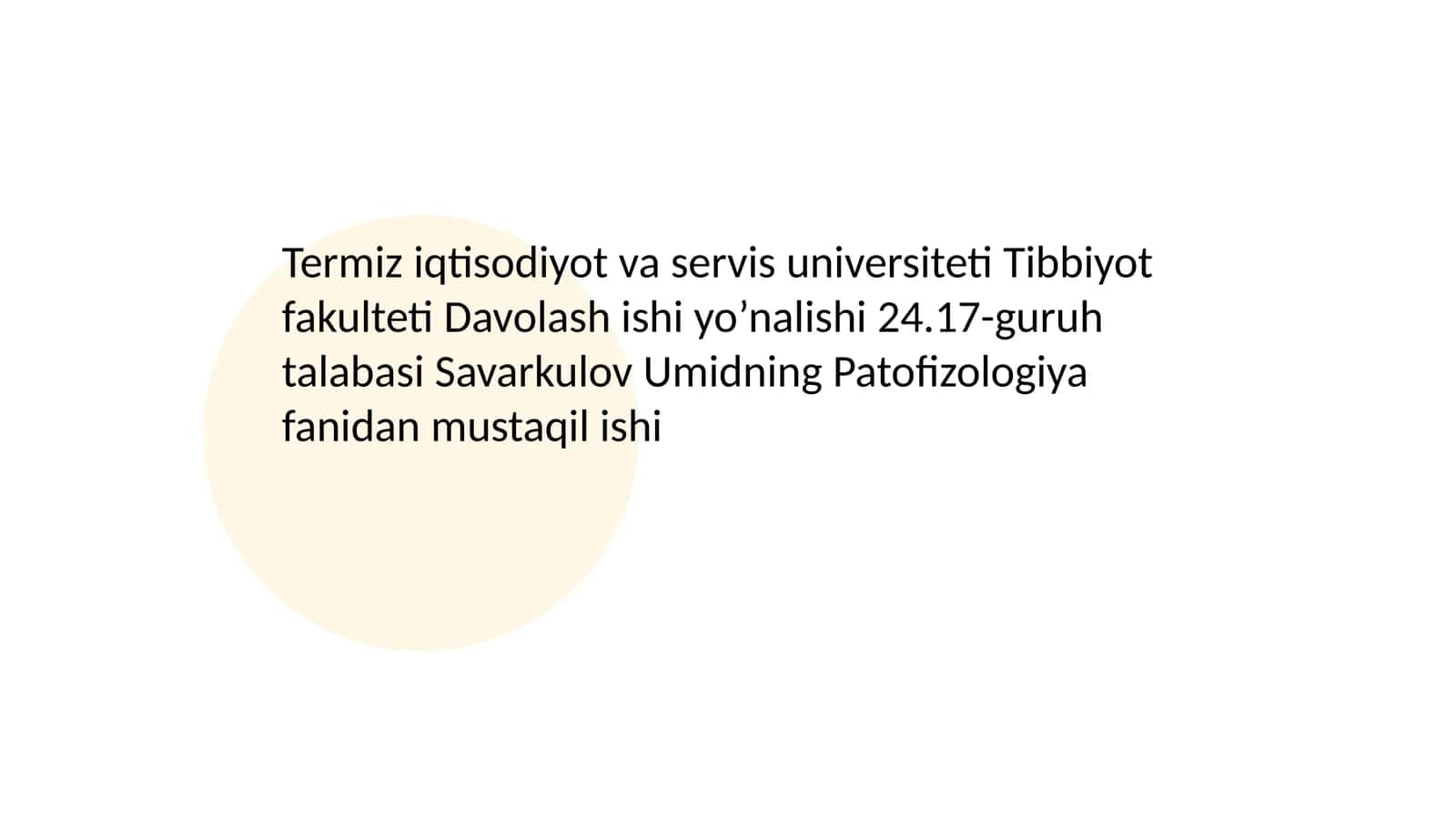 To'liq va to'liq bo‘lmagan ochlik