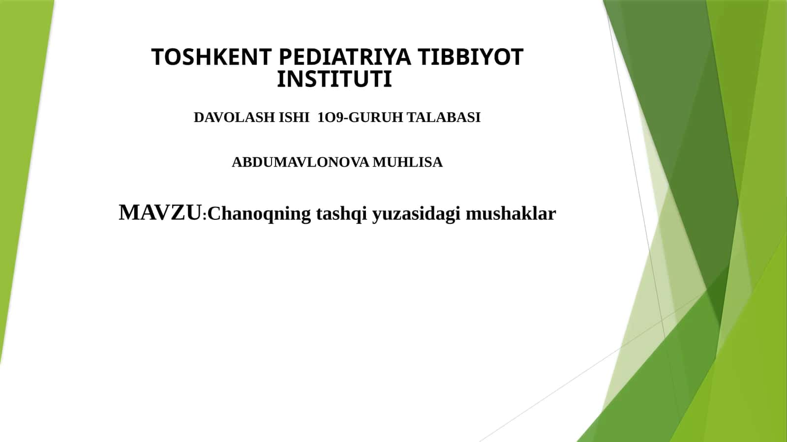 Chanoqning tashqiy uzasida mushaklar