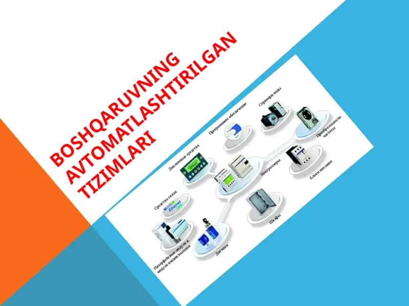 Boshqaruvning avtomatlashtirilgan tizimlari