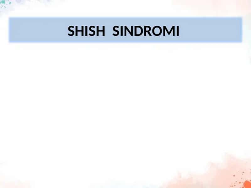 Shish sindromi