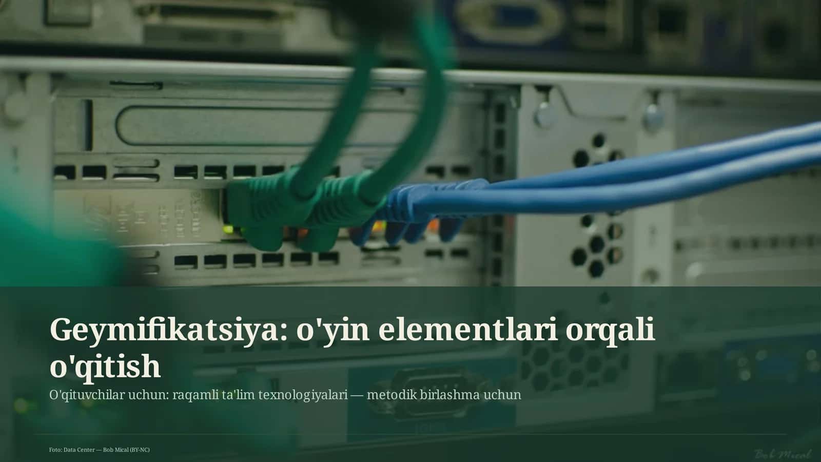 Geymifikatsiya: o'yin elementlari orqali o'qitish