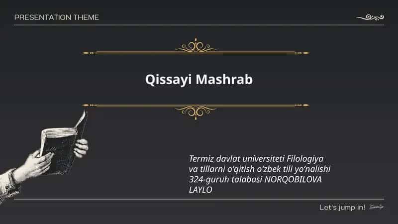 Qissayi Mashrab