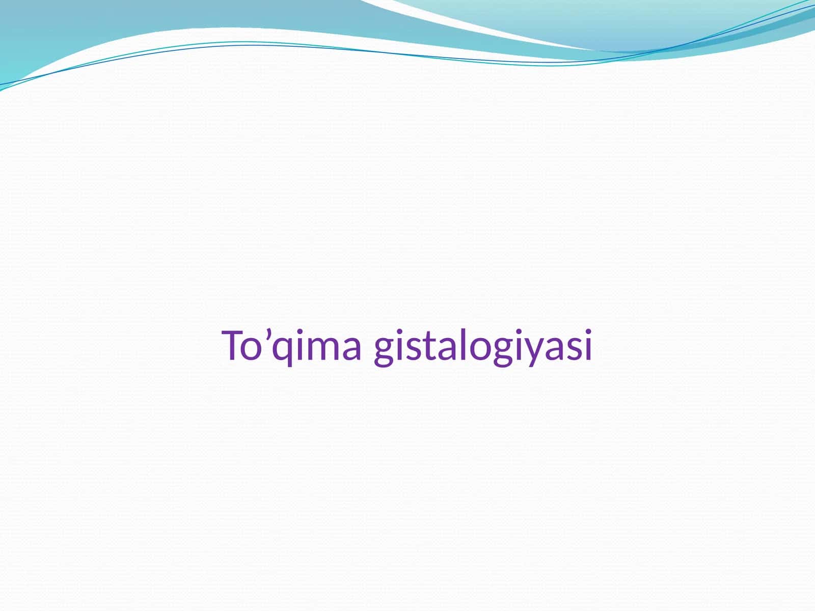 To’qimagistalogiyasi