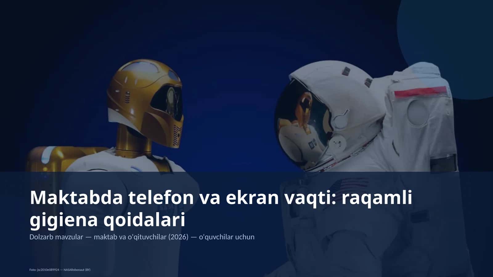 Maktabda telefon va ekran vaqti: raqamli gigiena qoidalari