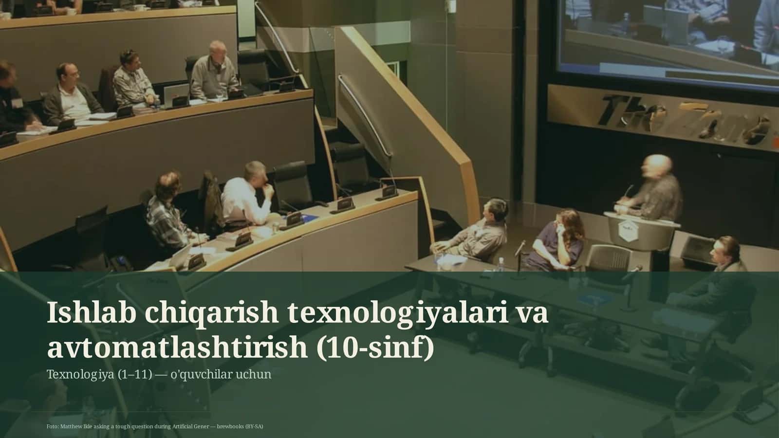 Ishlab chiqarish texnologiyalari va avtomatlashtirish (10-sinf)