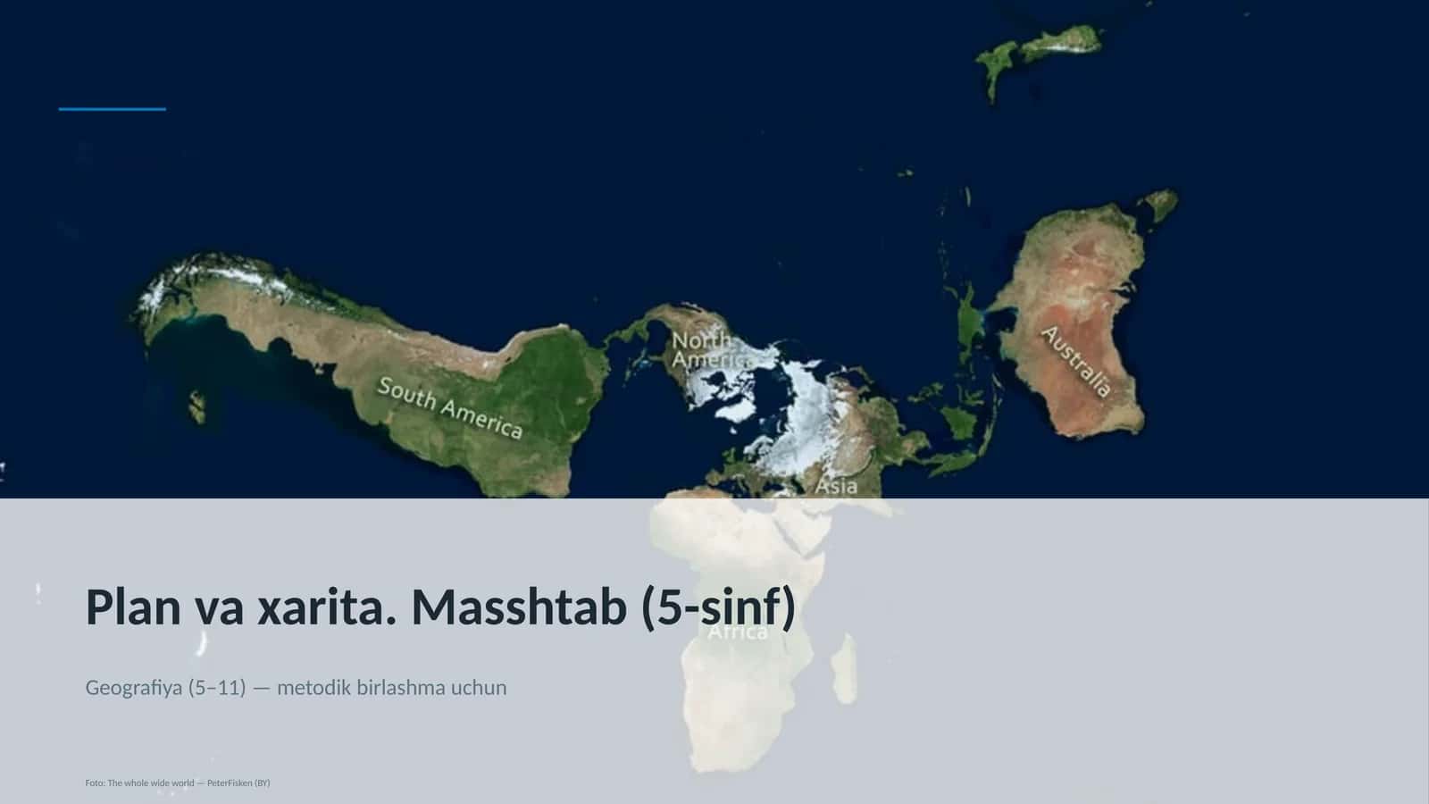 Plan va xarita. Masshtab (5-sinf)