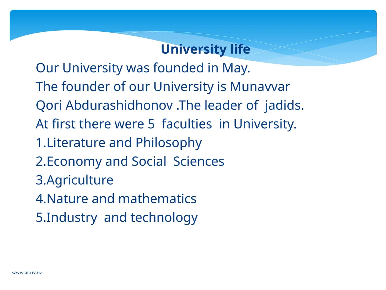 University life