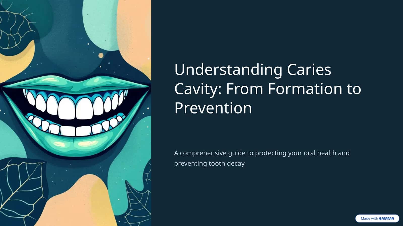 Understanding Caries Cavity: From Formation to Prevention