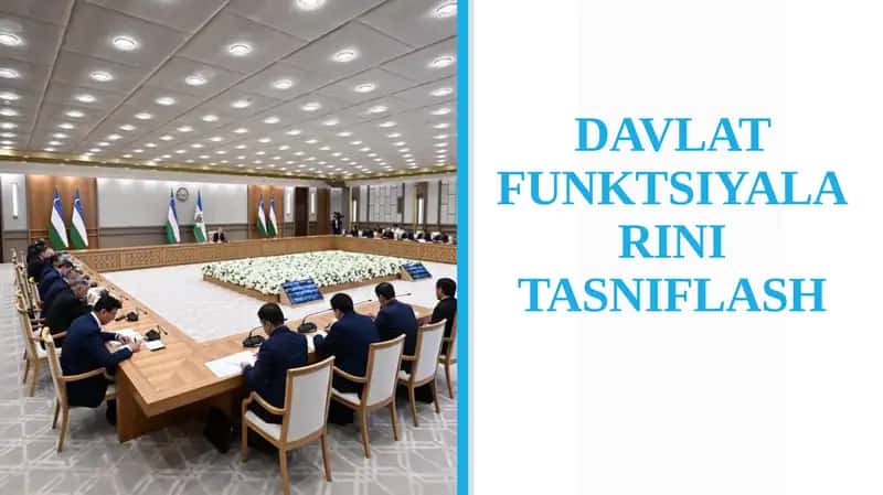 Davlat funktsiyalarini tasniflash