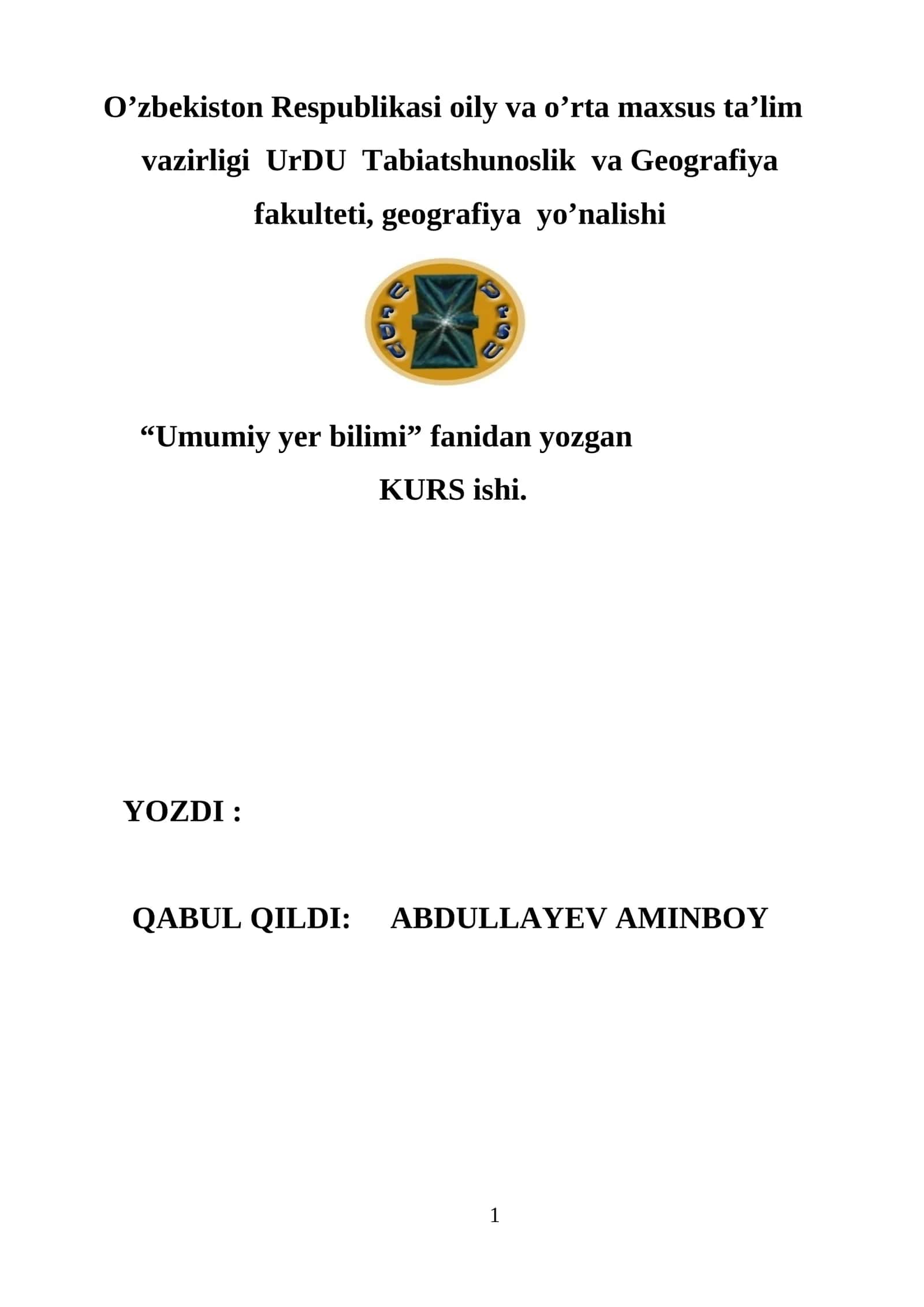Geografik qobiqda suvning aylanma harakati