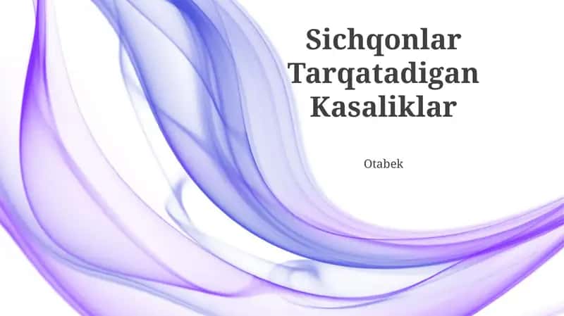 Sichqonlar Tarqatadigan Kasaliklar