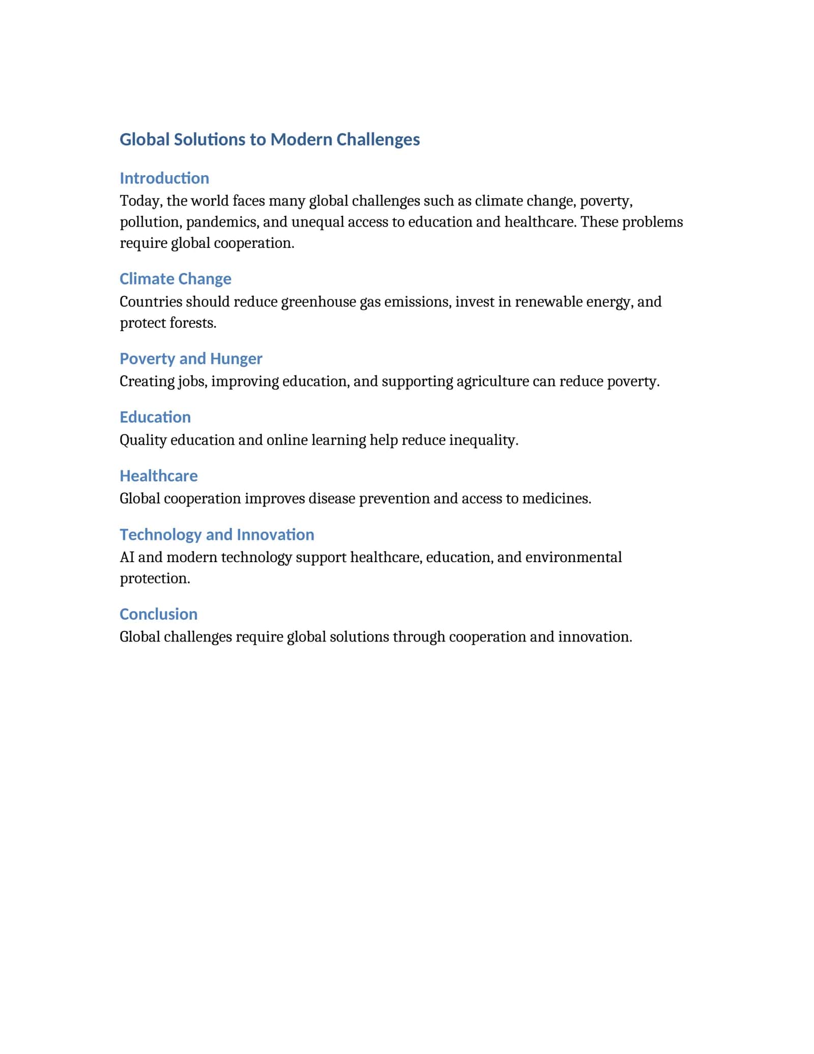 Global Solutions