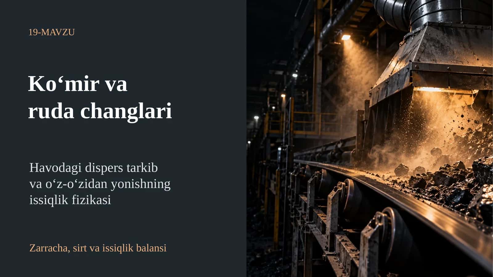 Ko‘mir va ruda changlari