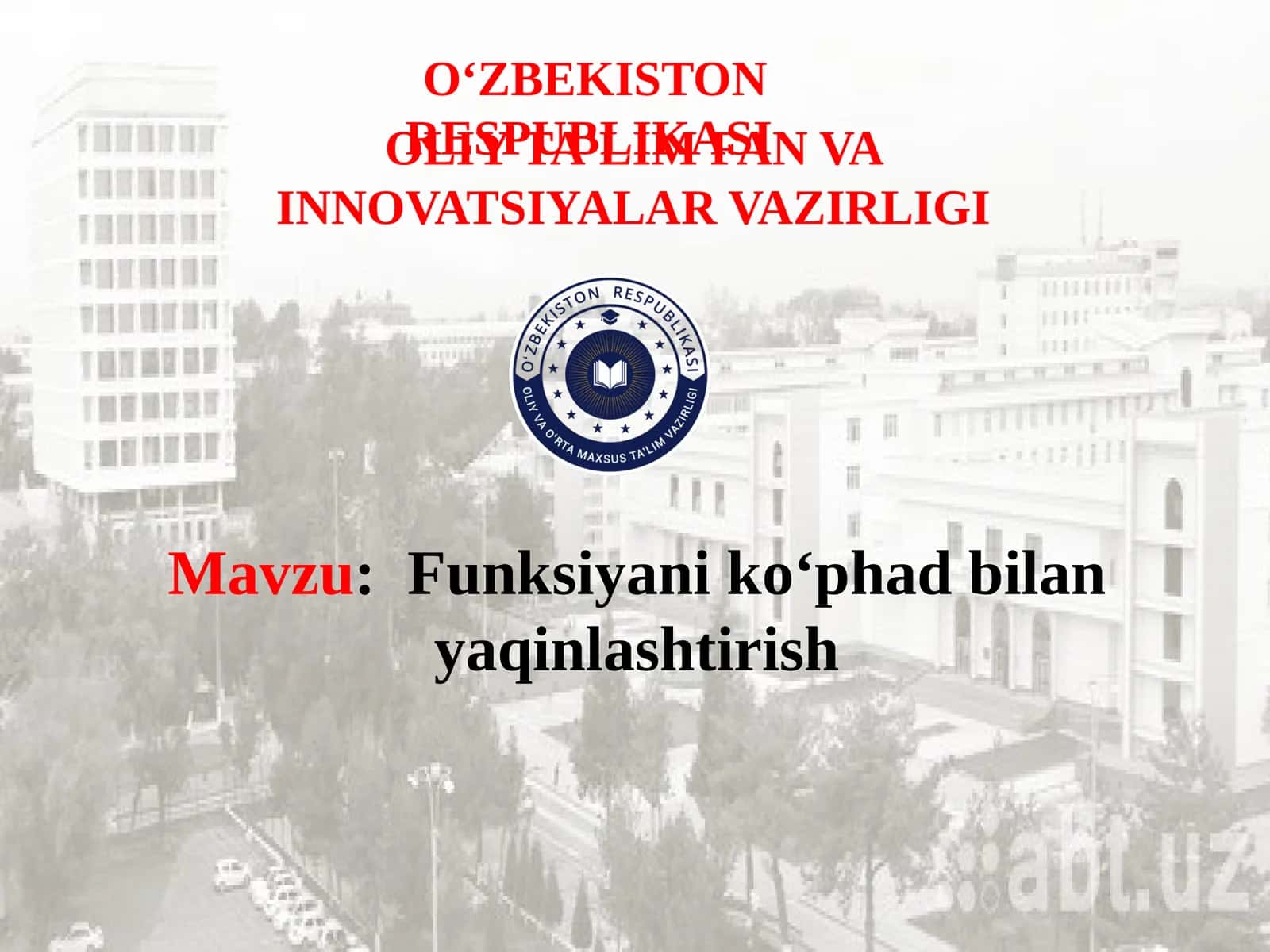 Funksiya Analizi: Funksiyani koʻphad bilan yaqinlashtirish